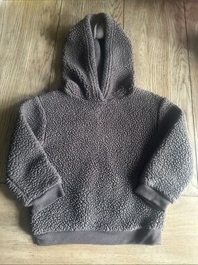Grayson Collective Target Gray Sherpa Pullover Hoodie Toddler 4T